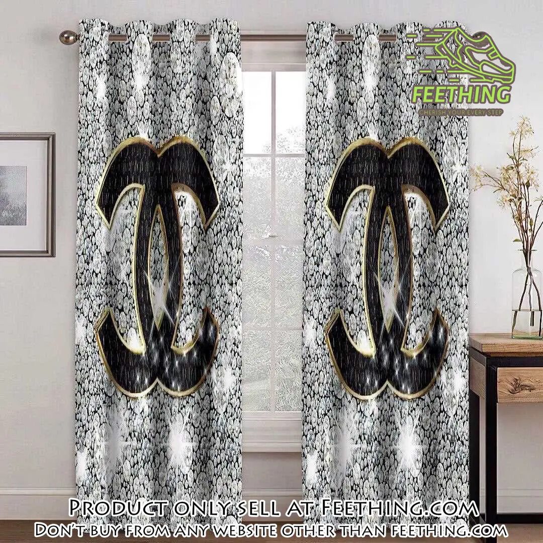 Chanel bling premium window curtains hot  set wc106 ft5016245